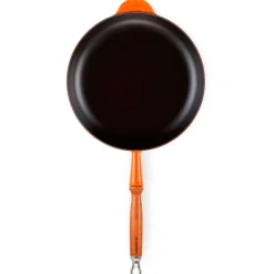 Sartén de hierro con mango de madera Le Creuset