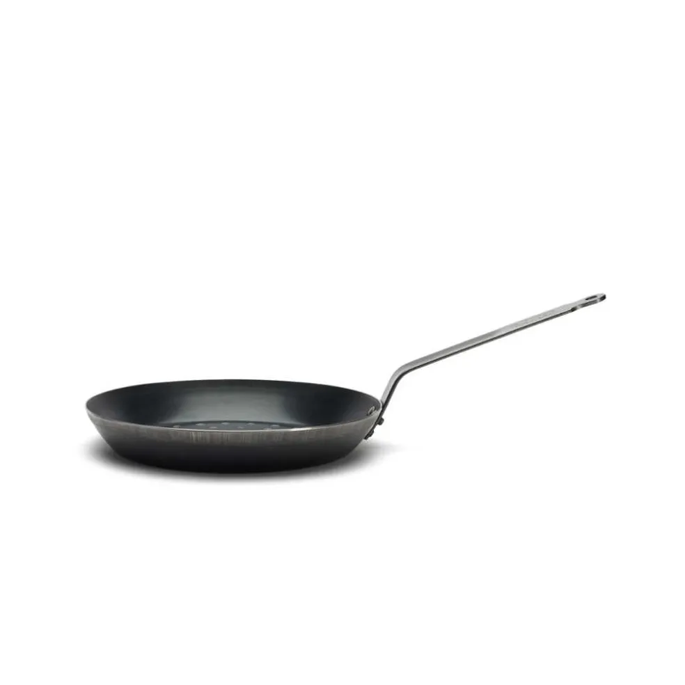Sartén de hierro De Buyer para asar castañas 28cm