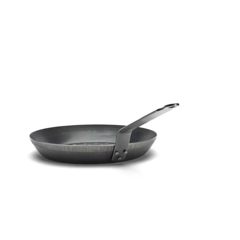 Sartén de hierro De Buyer para asar castañas 28cm