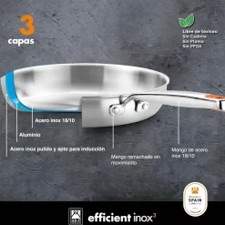 Sartén Efficient Inox BRA
