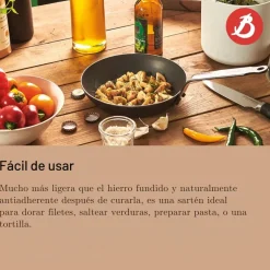 Sartén ovalada de hierro Carbone Plus De Buyer