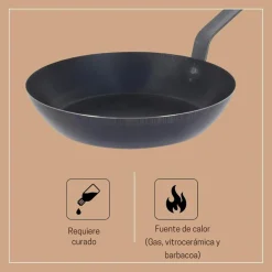 Sartén ovalada de hierro Carbone Plus De Buyer
