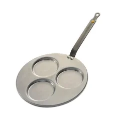 Sartén para 3 blinis hierro Mineral B De Buyer