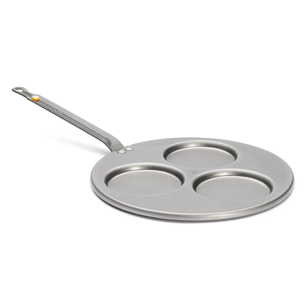 Sartén para 3 blinis hierro Mineral B De Buyer