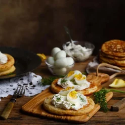 Sartén para 3 blinis hierro Mineral B De Buyer