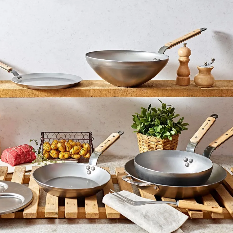 Sartén para crepes Mineral B mango haya De Buyer