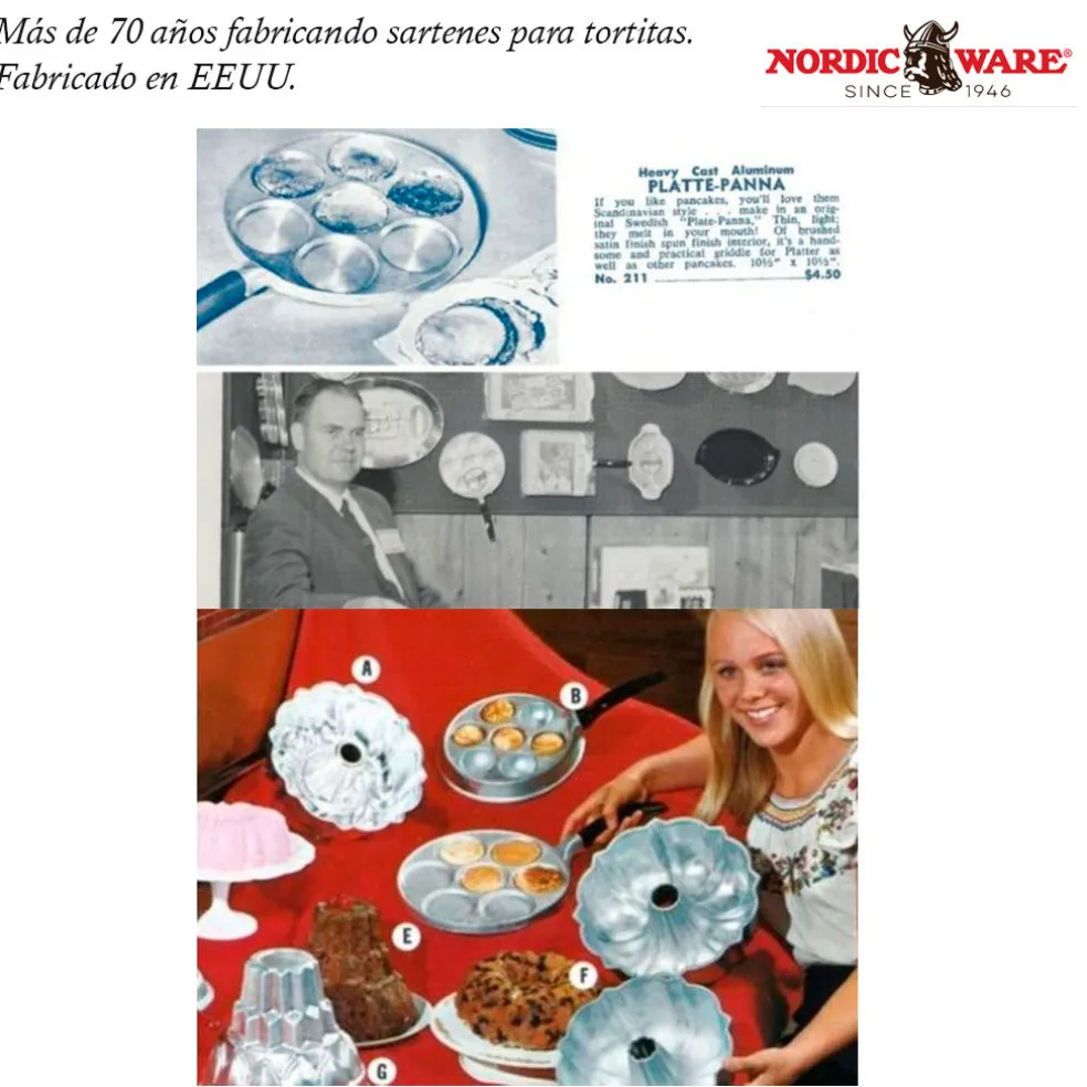 Sartén para PanCakes Honey Bee de Nordic Ware