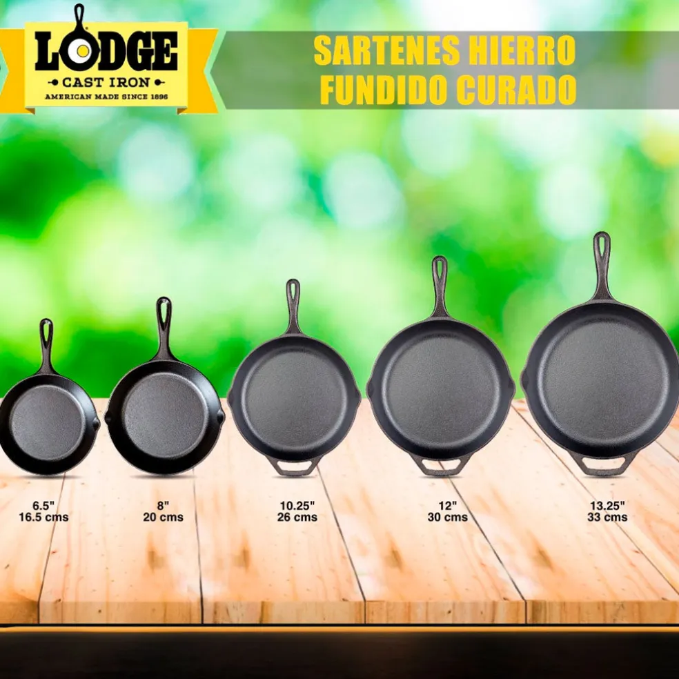 Sartén redonda de hierro fundido Skillet Lodge