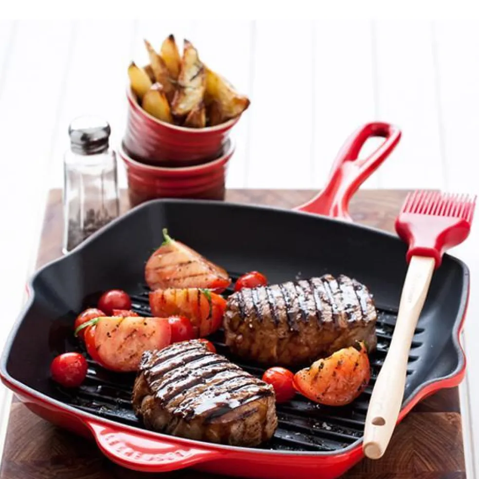 Sartén skillet grill cuadrada Le Creuset