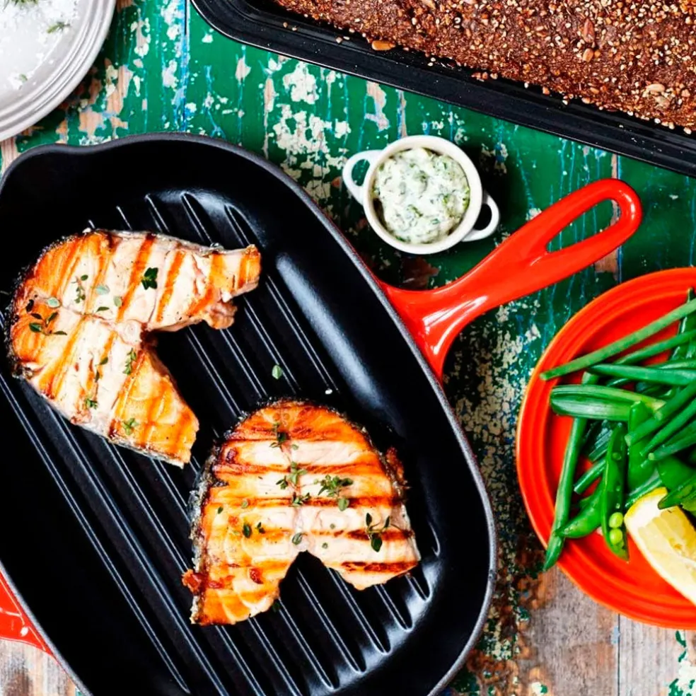 Sartén skillet grill oval Le Creuset