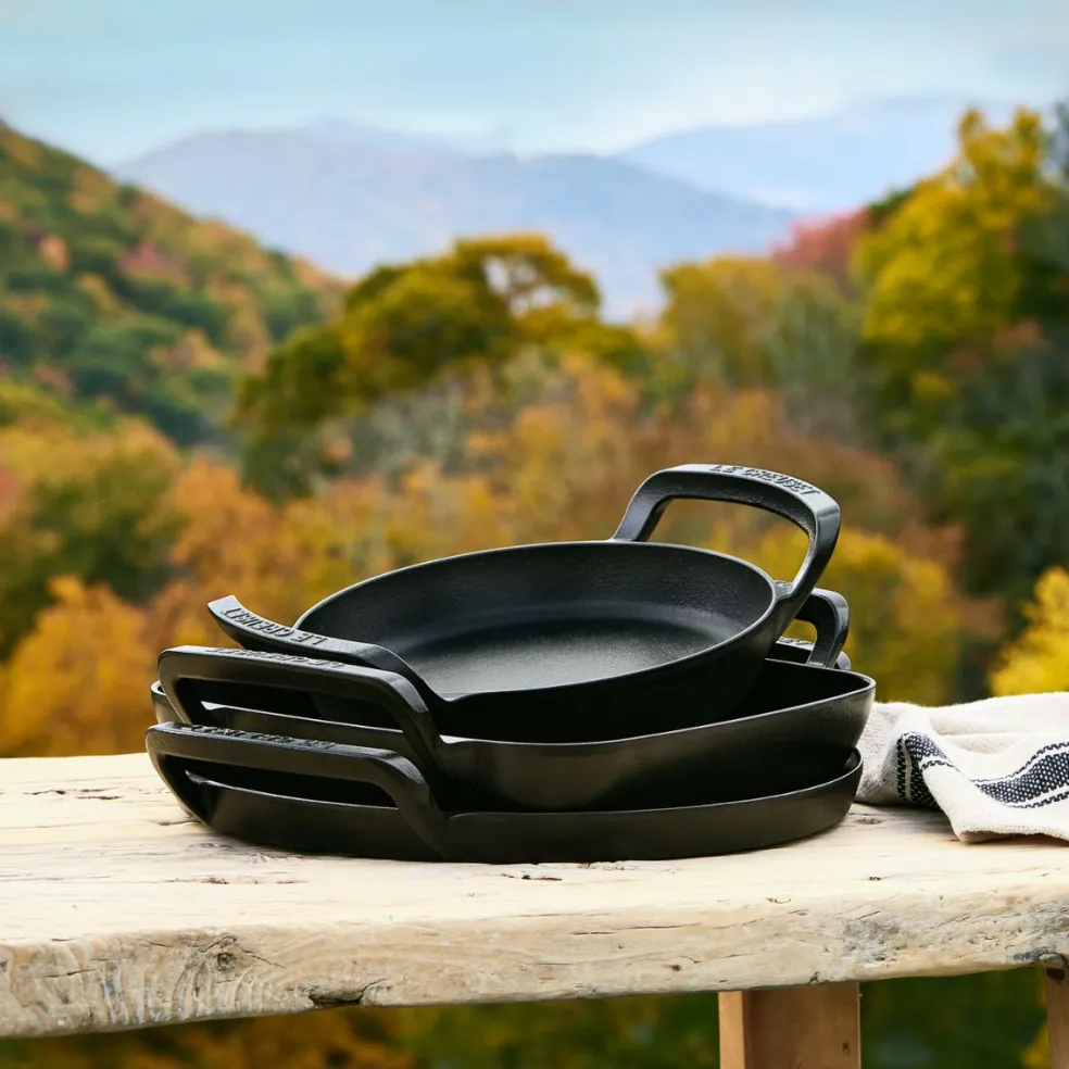 Sartén skillet hierro fundido BBQ Outdoor Le Creuset