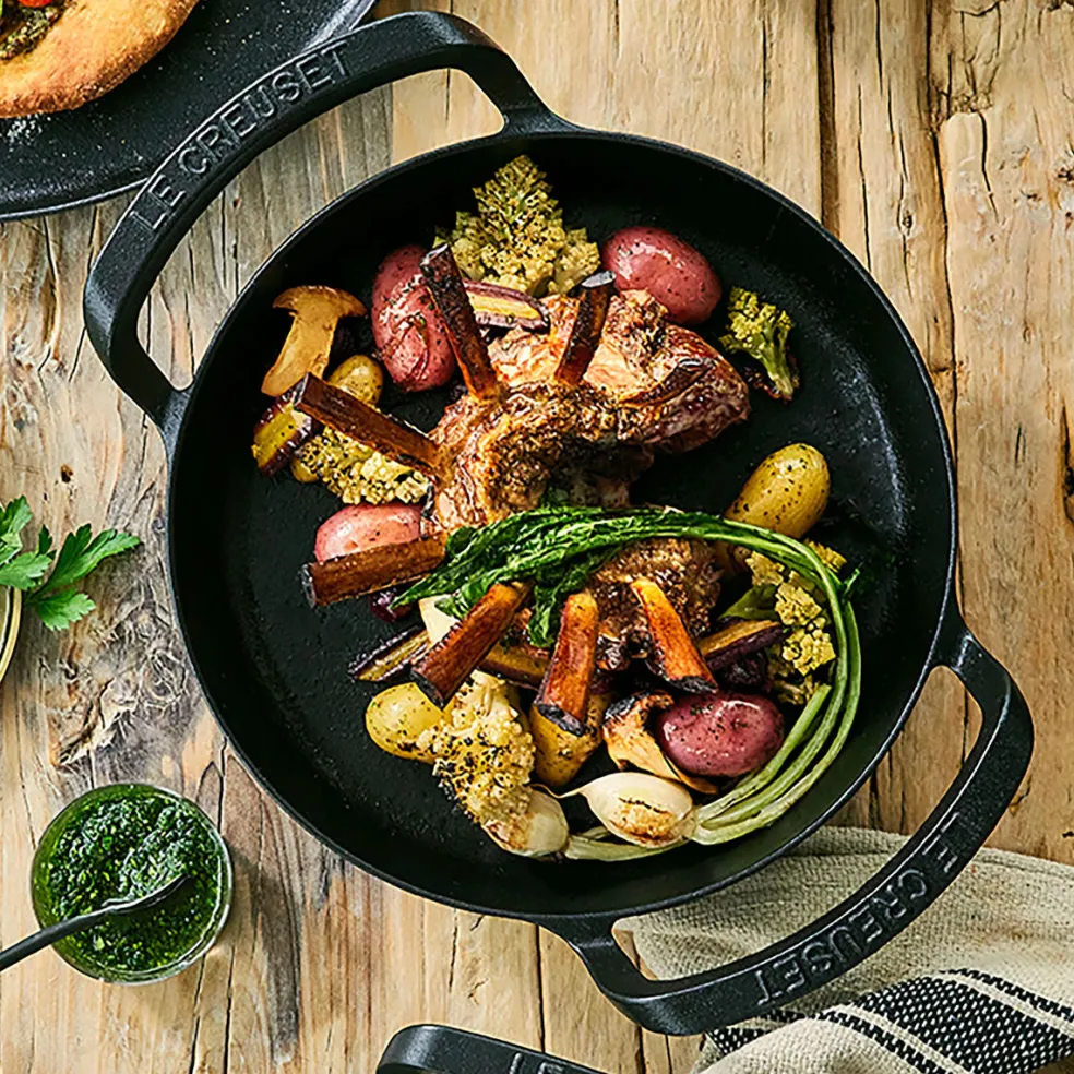 Sartén skillet hierro fundido BBQ Outdoor Le Creuset