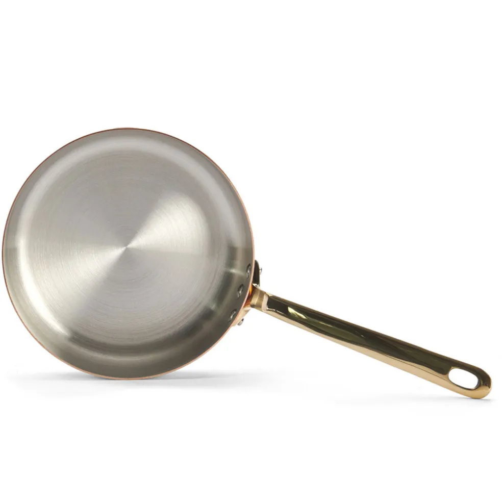 Sauté de cobre Inocuivre mango dorado De Buyer