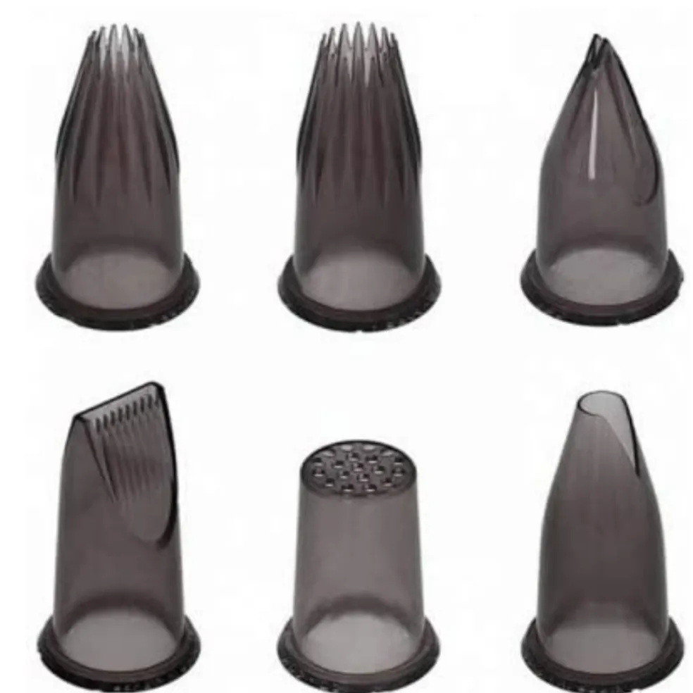 Set 6 boquillas para manga pastelera De Buyer