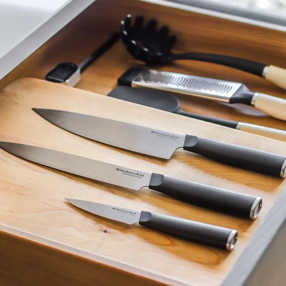 Set 3 cuchillos chef KitchenAid