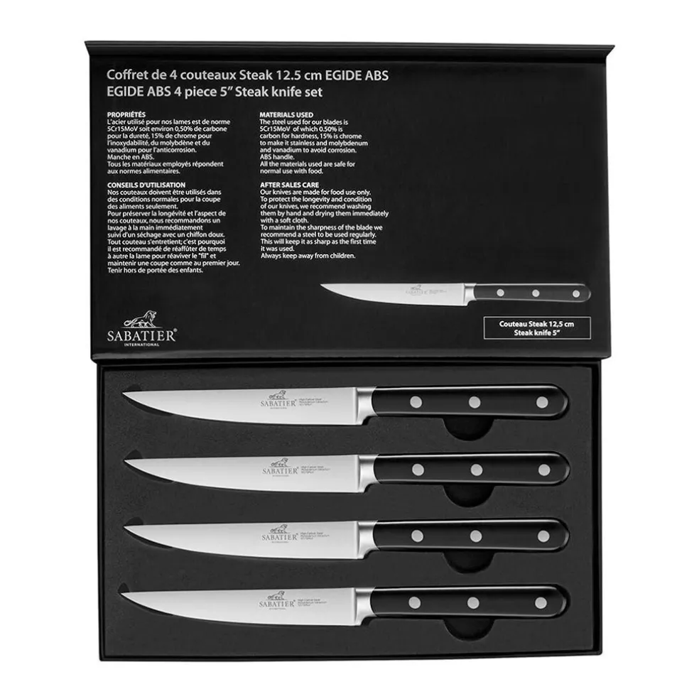 Set 4 cuchillos para carne Egide Sabatier®