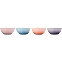 Set de 4 boles cerámicos Pétalo Le Creuset