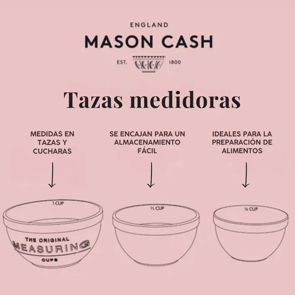 Set de 3 boles medidores cerámicos Mason Cash