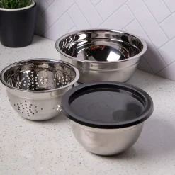 Set de boles y colador inox Masterclass de KitchenCraft