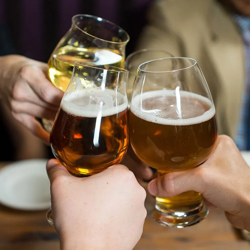 Set de 6 copas de cerveza Birrateque Luigi Bormioli