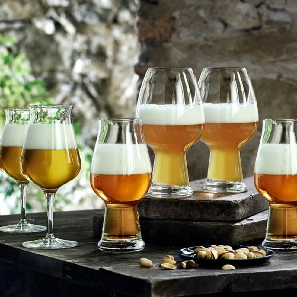 Set de 6 copas de cerveza Birrateque Luigi Bormioli