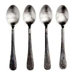 Set de 4 cucharas de café y postre Odin de Affari of Sweden