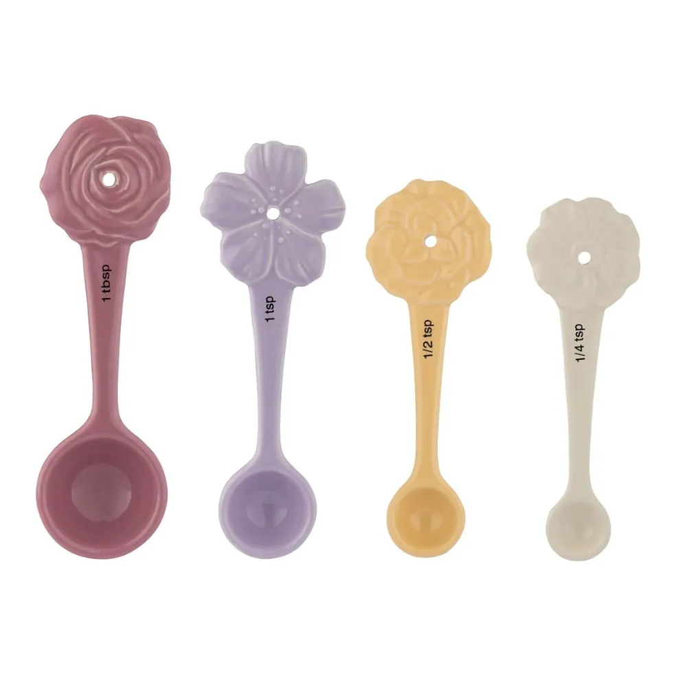 Set de 4 cucharas medidoras cerámicas In The Meadow Mason Cash