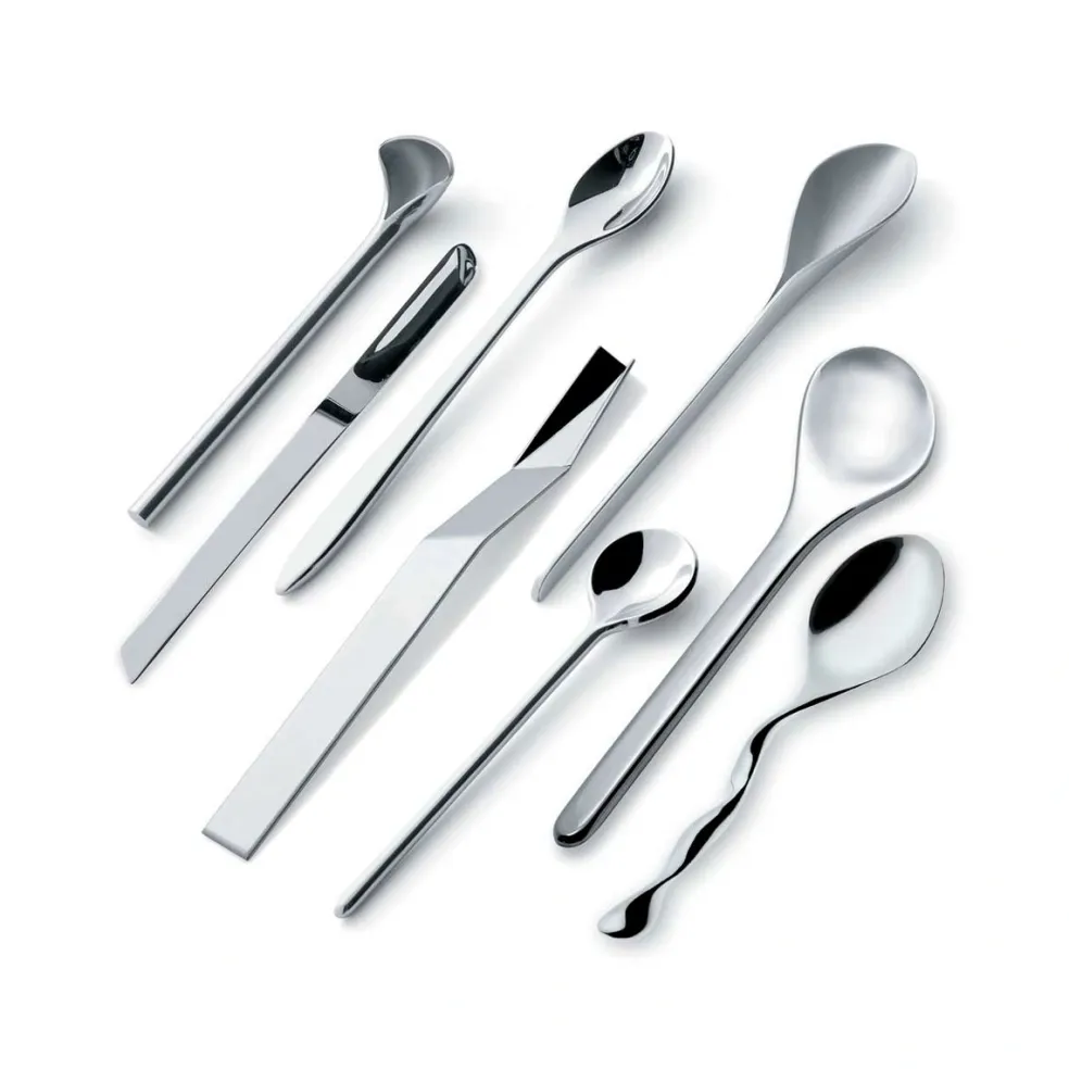 Set de 8 cucharillas de café con diseño Il Caffe Alessi