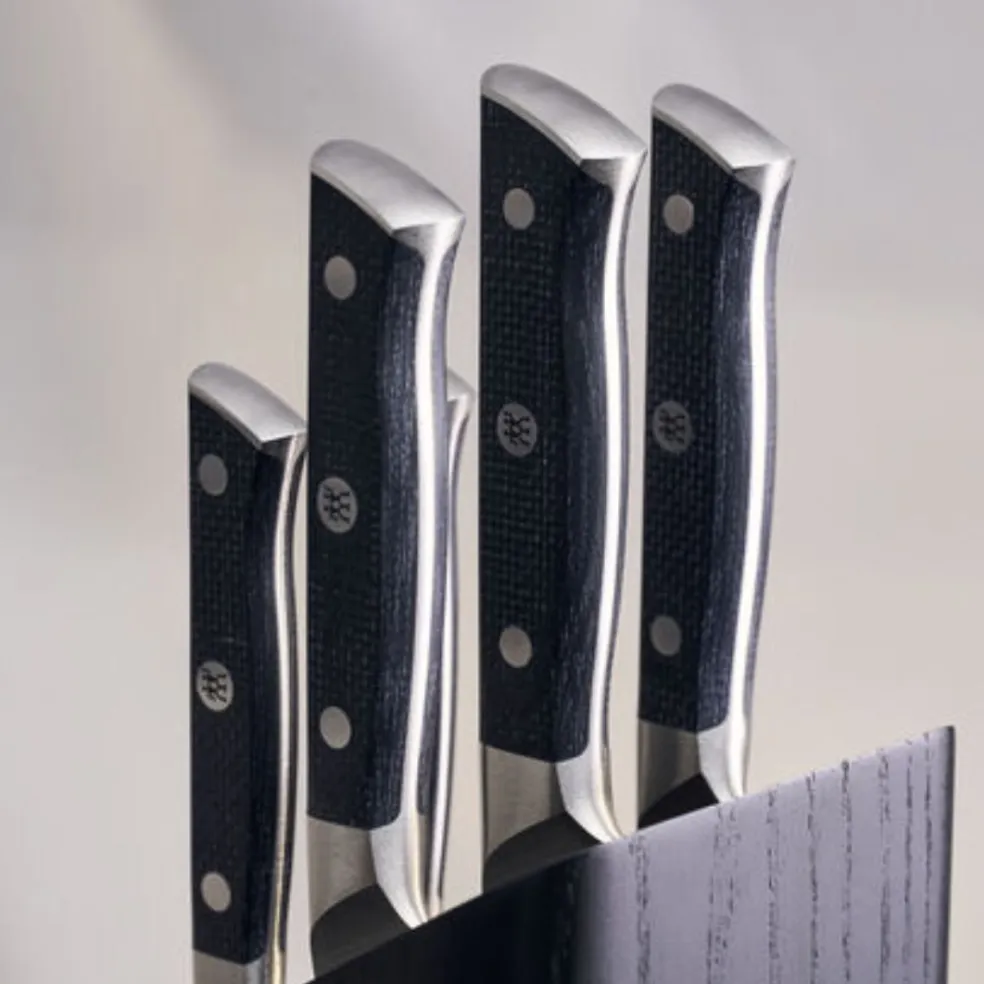 Set de 5 cuchillos de cocina con bloque organizador Spectrum Zwilling