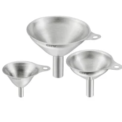 Set de 3 embudos acero inox VERSARE de Gefu