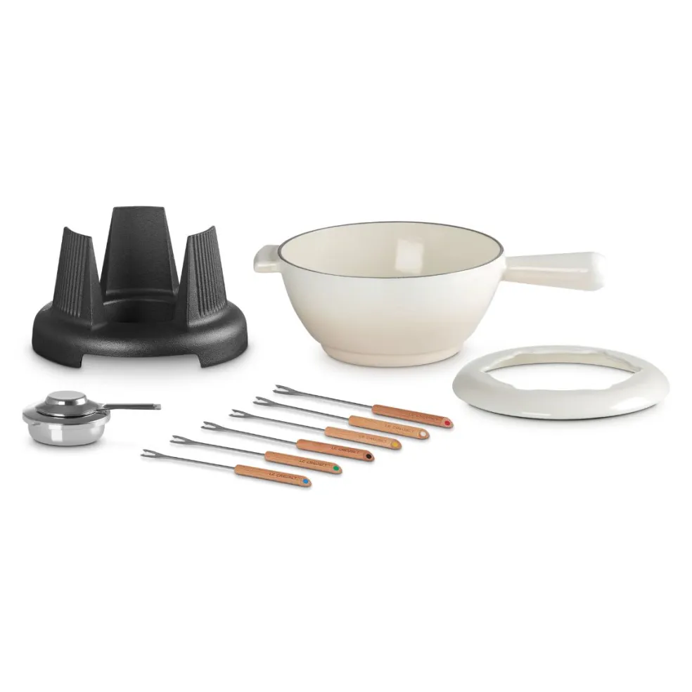 Set de Fondue Savoyarde y Bourguignon Le Creuset