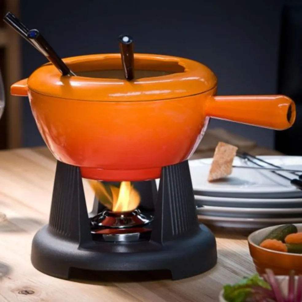 Set de Fondue Savoyarde y Bourguignon Le Creuset