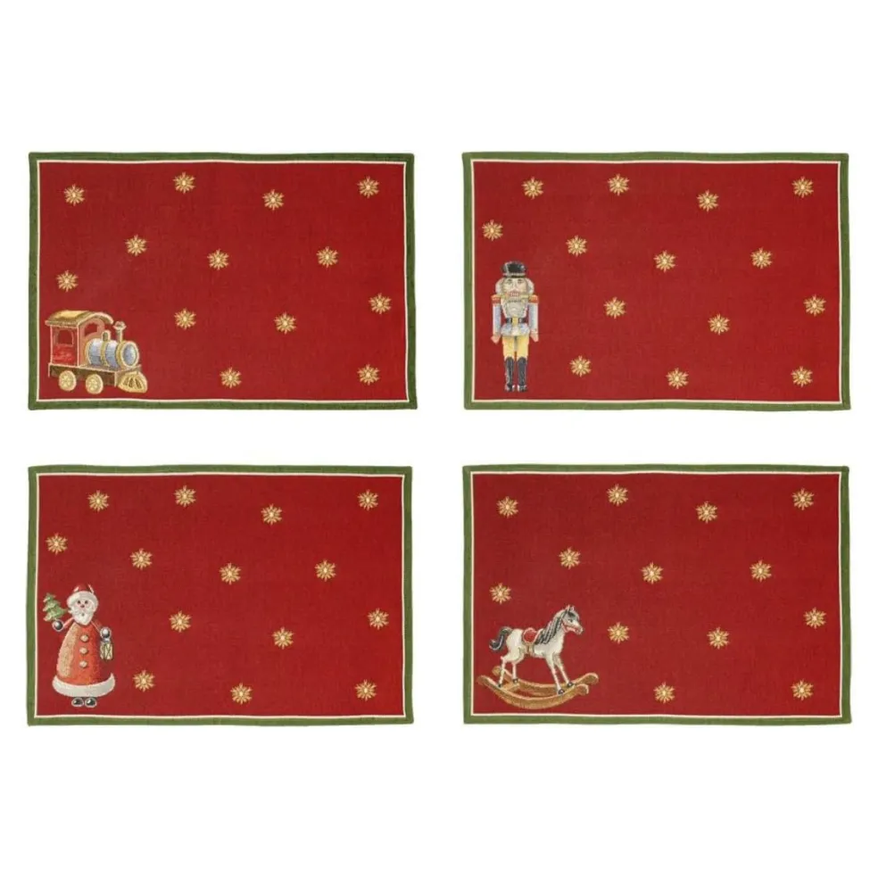 Set de 4 manteles individuales de algodón Toy's Delight Villeroy & Boch