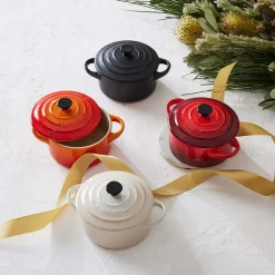 Set de 4 mini cocottes cerámicas Le Creuset