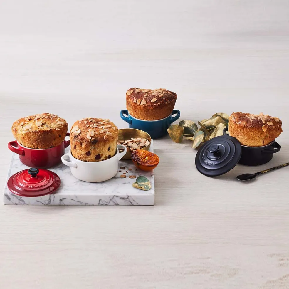 Set de 4 mini cocottes cerámicas Le Creuset