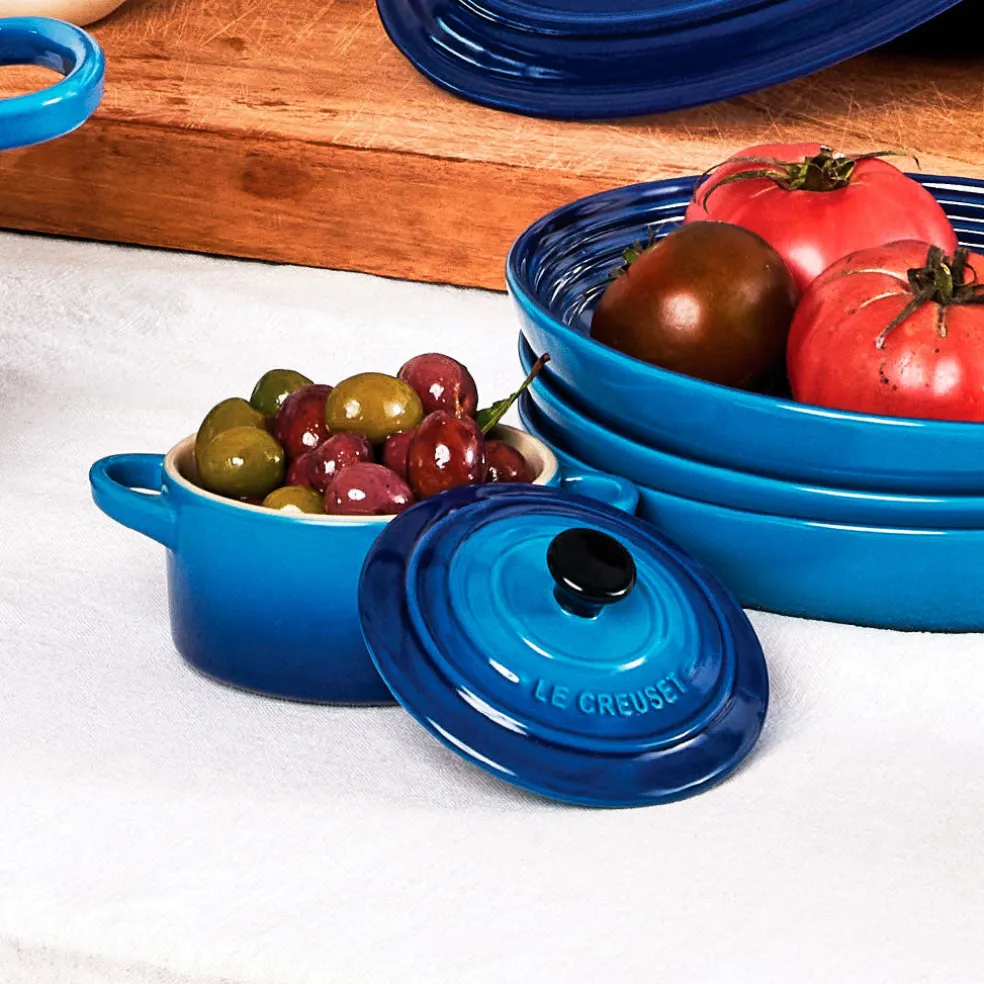 Set de 4 mini cocottes cerámicas Le Creuset