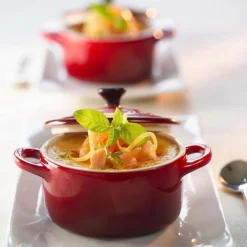 Set de 4 mini cocottes cerámicas Le Creuset