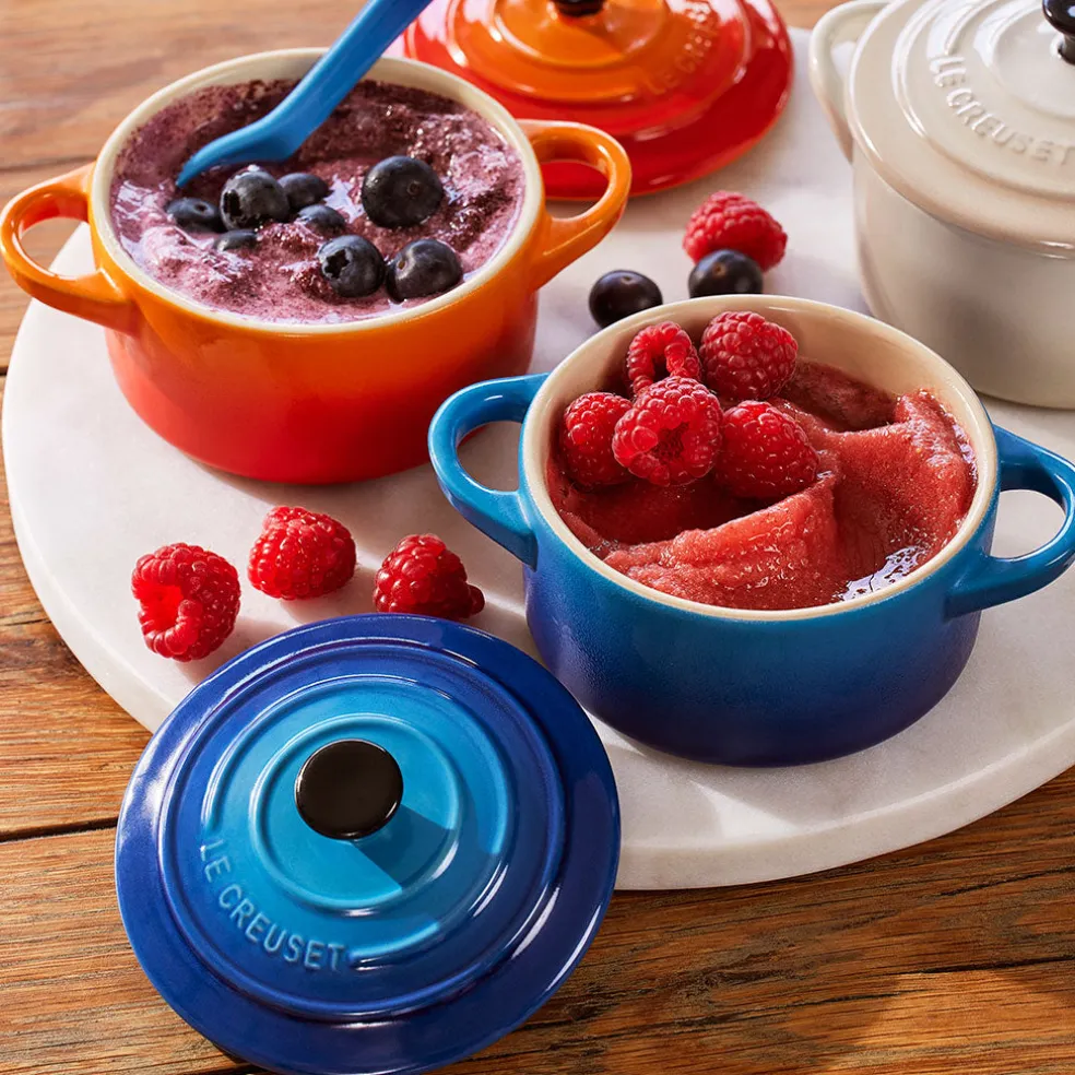 Set de 4 mini cocottes cerámicas Le Creuset
