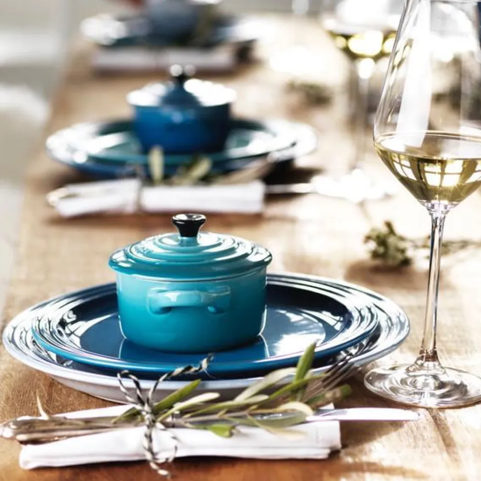 Set de 4 mini cocottes cerámicas Le Creuset