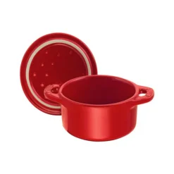Set de 4 mini cocottes cerámicas Staub