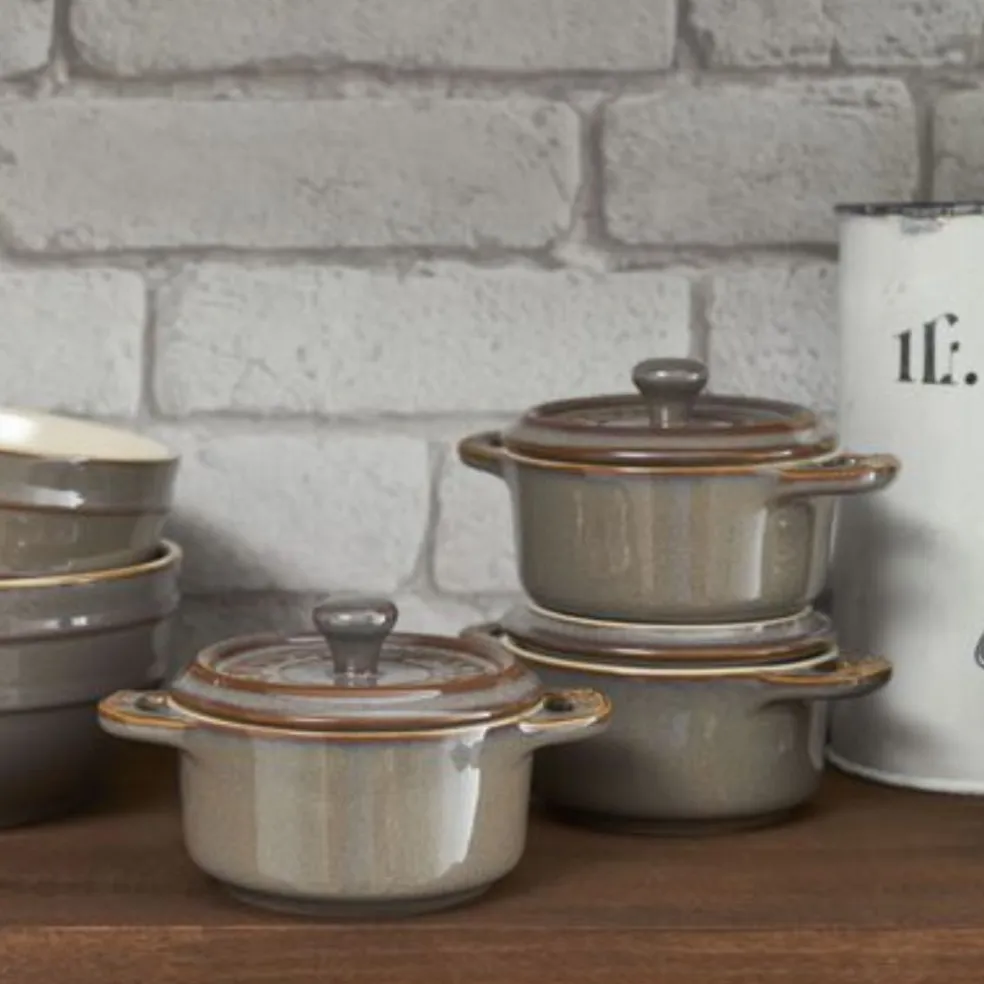 Set de 4 mini cocottes cerámicas Staub