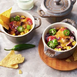 Set de 4 mini cocottes cerámicas Staub