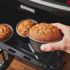 Set de 4 moldes altos individuales para freidora de aire y horno Wham® Cook
