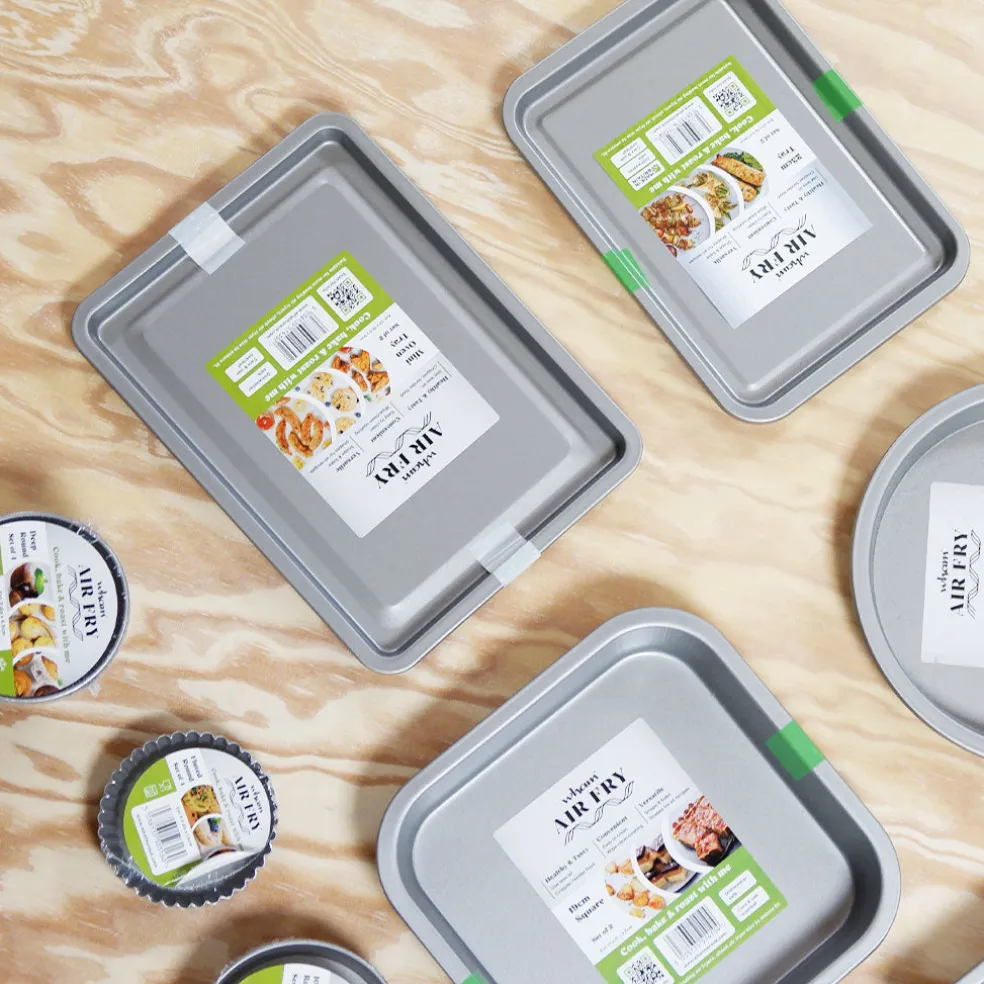 Set de 4 moldes de tartaletas para freidora de aire y horno Wham® Cook