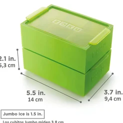 Set de 2 moldes para cubitos XL Jumbo Zoku
