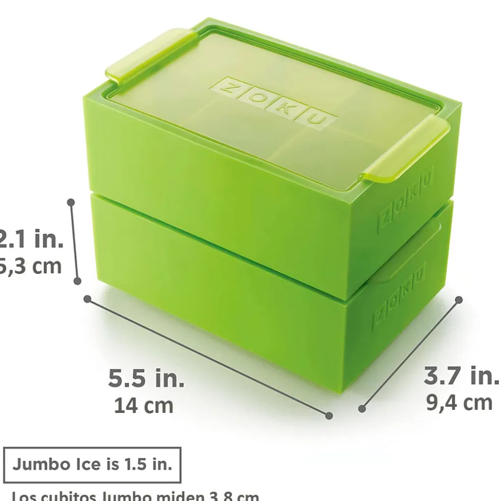 Set de 2 moldes para cubitos XL Jumbo Zoku
