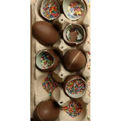 Set de 3 moldes para huevos de chocolate 3D Ibili