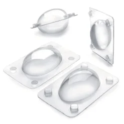 Set de 3 moldes para huevos de chocolate 3D Ibili