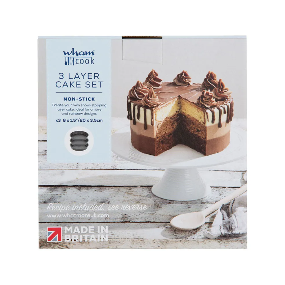 Set de 3 moldes para tartas 20 cm Wham® Cook