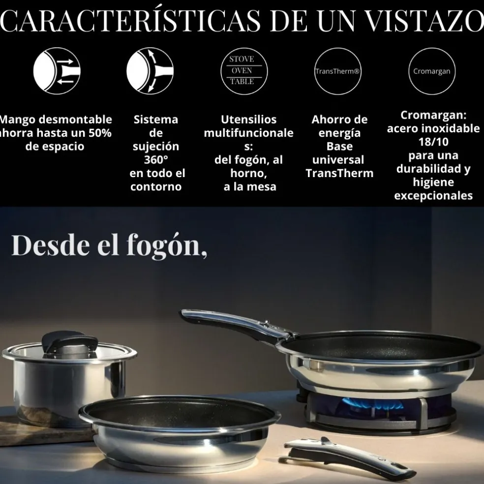 Set de 7 piezas Click & Serve WMF